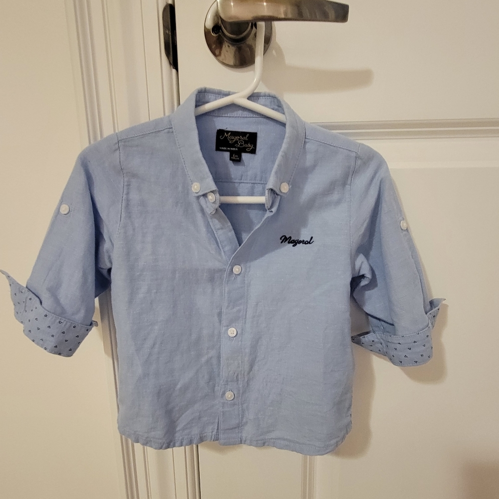 Mayoral toddler linen shirt 6m